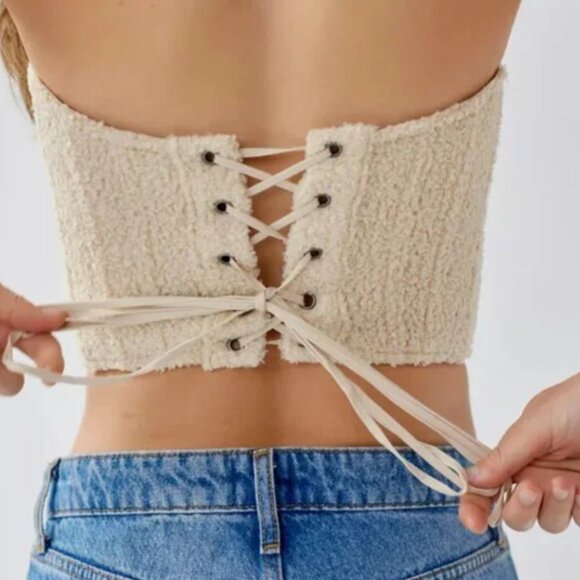 Out From Under Fleece Double-Zip Corset - Picture 5 of 6